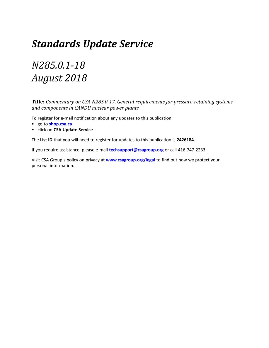CSA N285.0.1-18 CSA N285.0.1-18 pdf