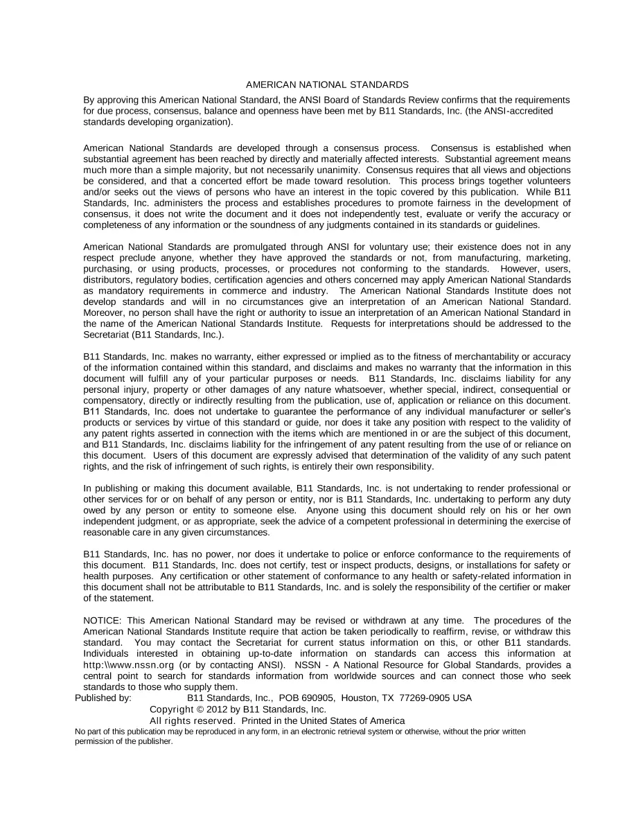 B11 B11.11-2001 (R2012) B11 B11.11-2001 (R2012) pdf