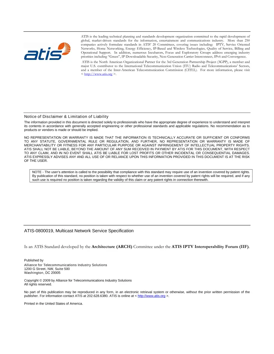 ATIS 0800019 pdf