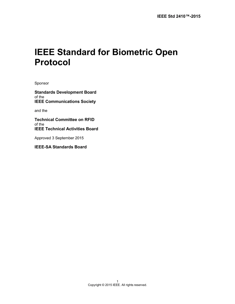 IEEE 2410-2015 IEEE 2410-2015 pdf