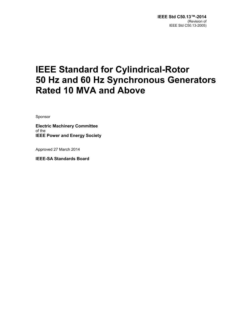 IEEE C50.13-2014 IEEE C50.13-2014 pdf