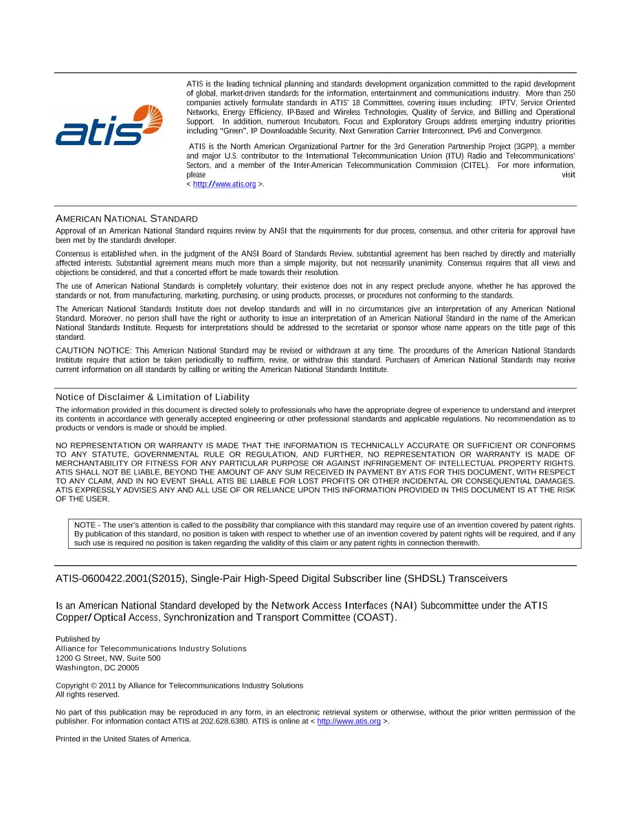 ATIS 0600422.2001(S2015) pdf