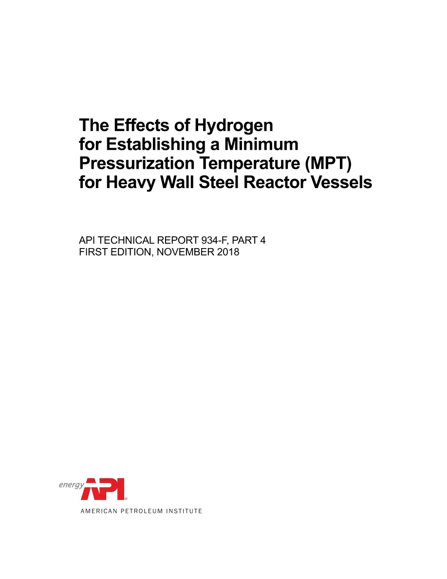 API TR 934-F Part 4 API TR 934-F Part 4 pdf
