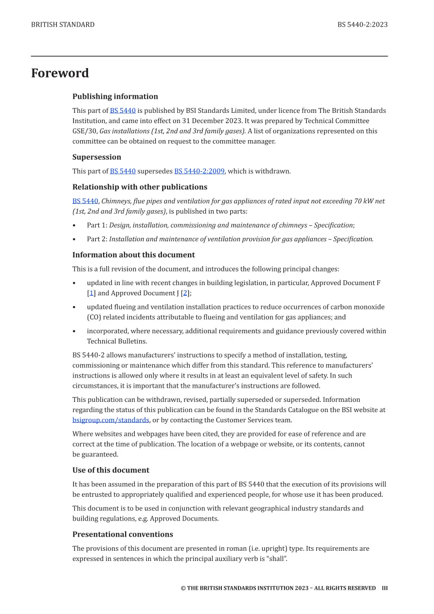 BS 5440-2:2023 pdf
