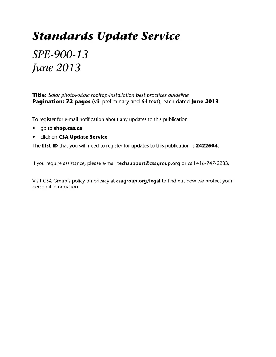 CSA SPE-900-13 CSA SPE-900-13 pdf