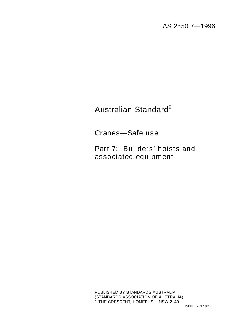 AS 2550.7-1996 AS 2550.7-1996 pdf
