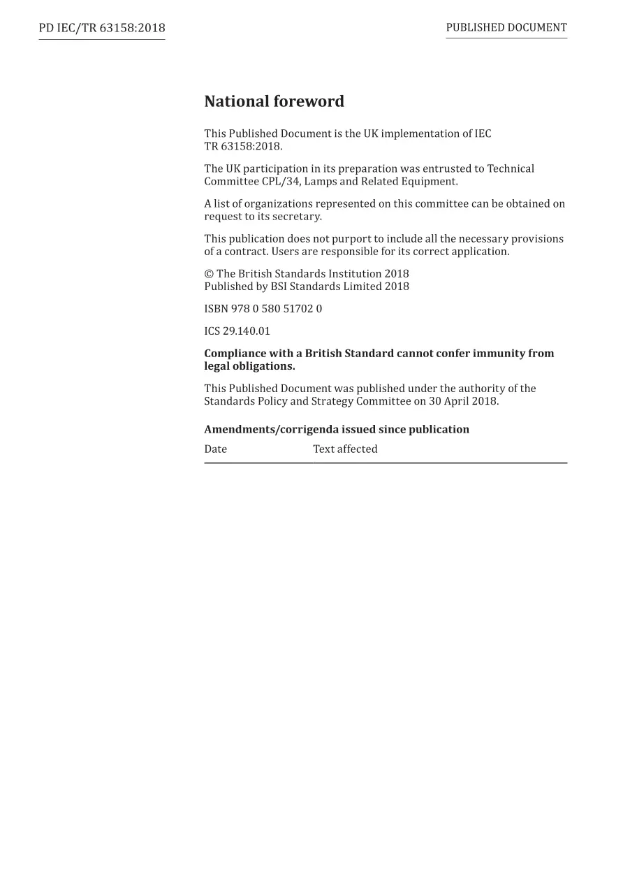 BS PD IEC/TR 63158:2018 BS PD IEC/TR 63158:2018 pdf