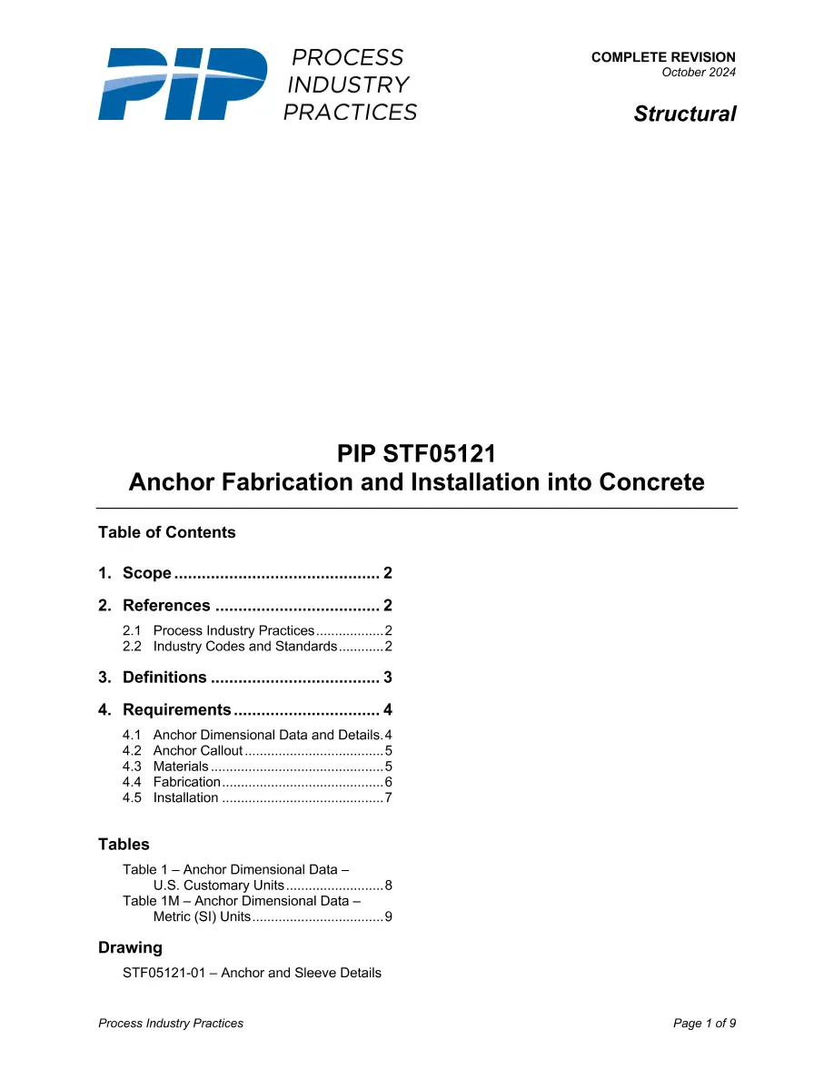PIP STF05121 pdf