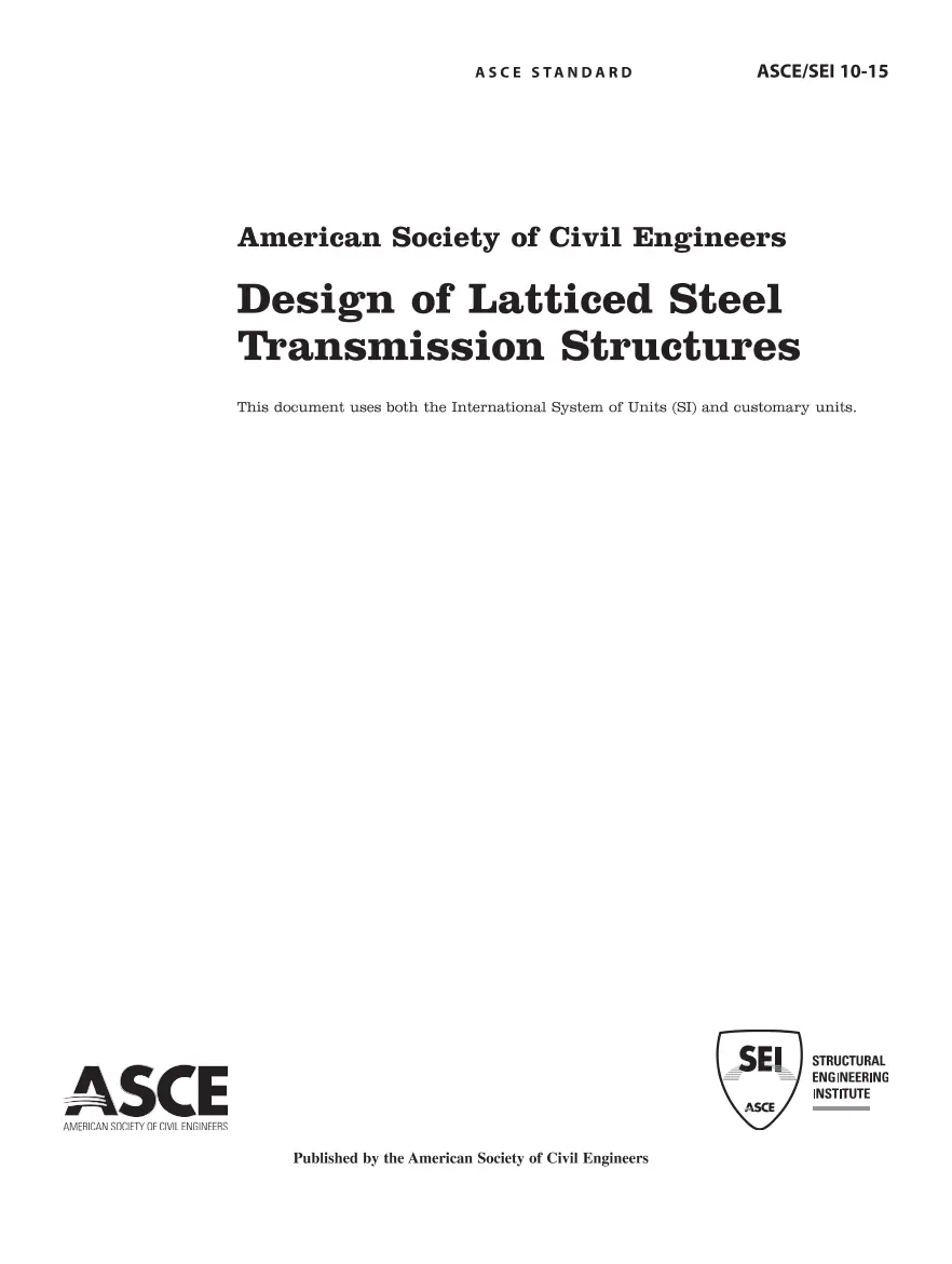 ASCE 10-15 ASCE 10-15 pdf
