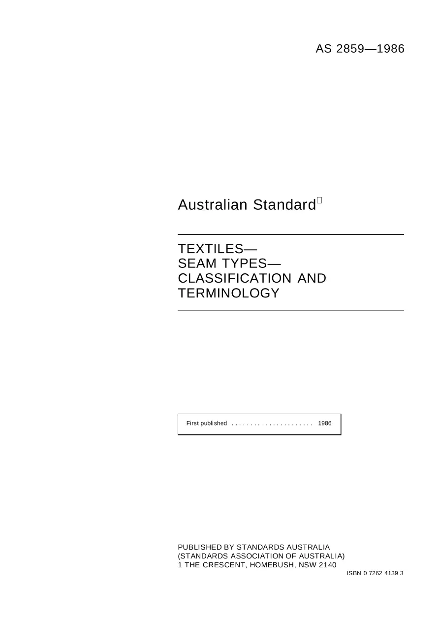 AS 2859-1986 AS 2859-1986 pdf