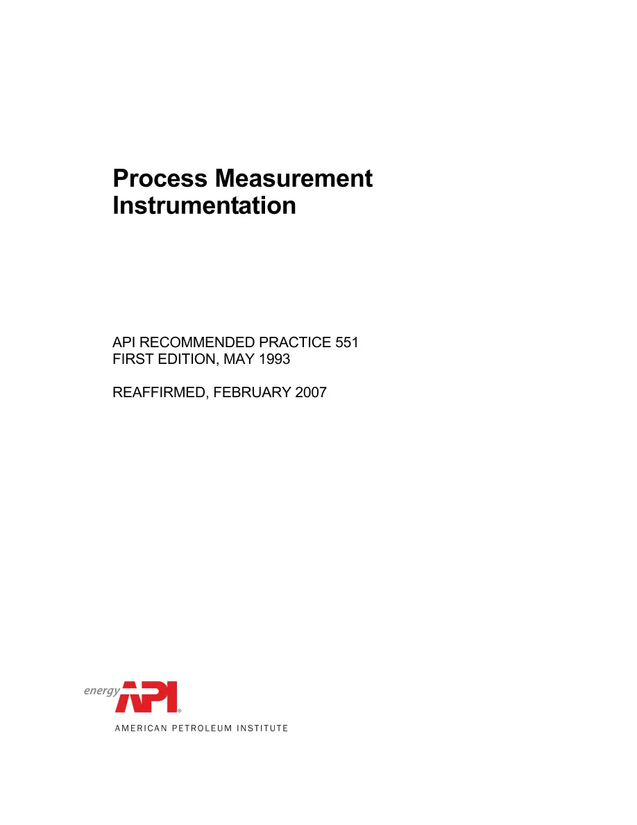 API RP 551 (R2007) API RP 551 (R2007) pdf