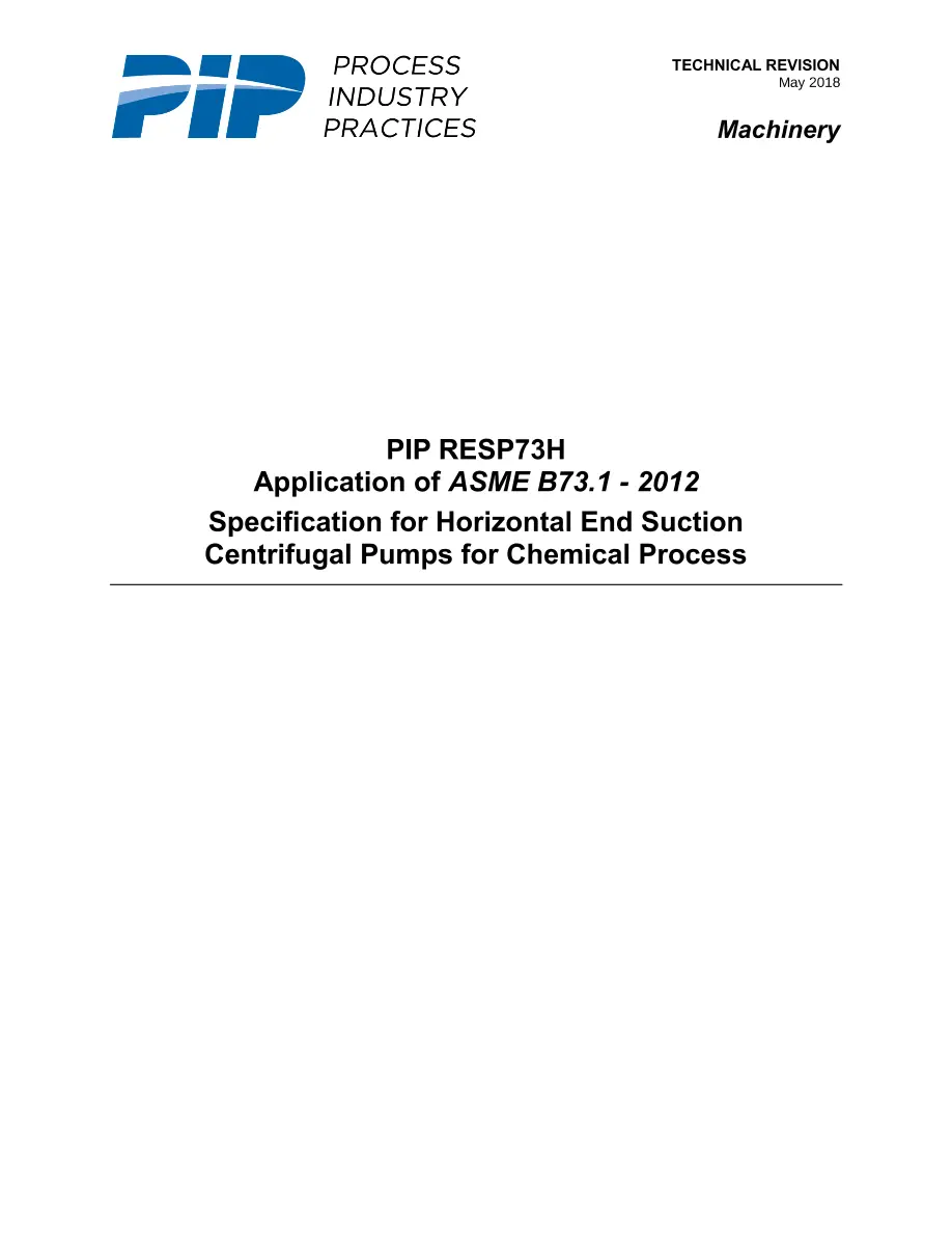 PIP RESP73H PIP RESP73H pdf