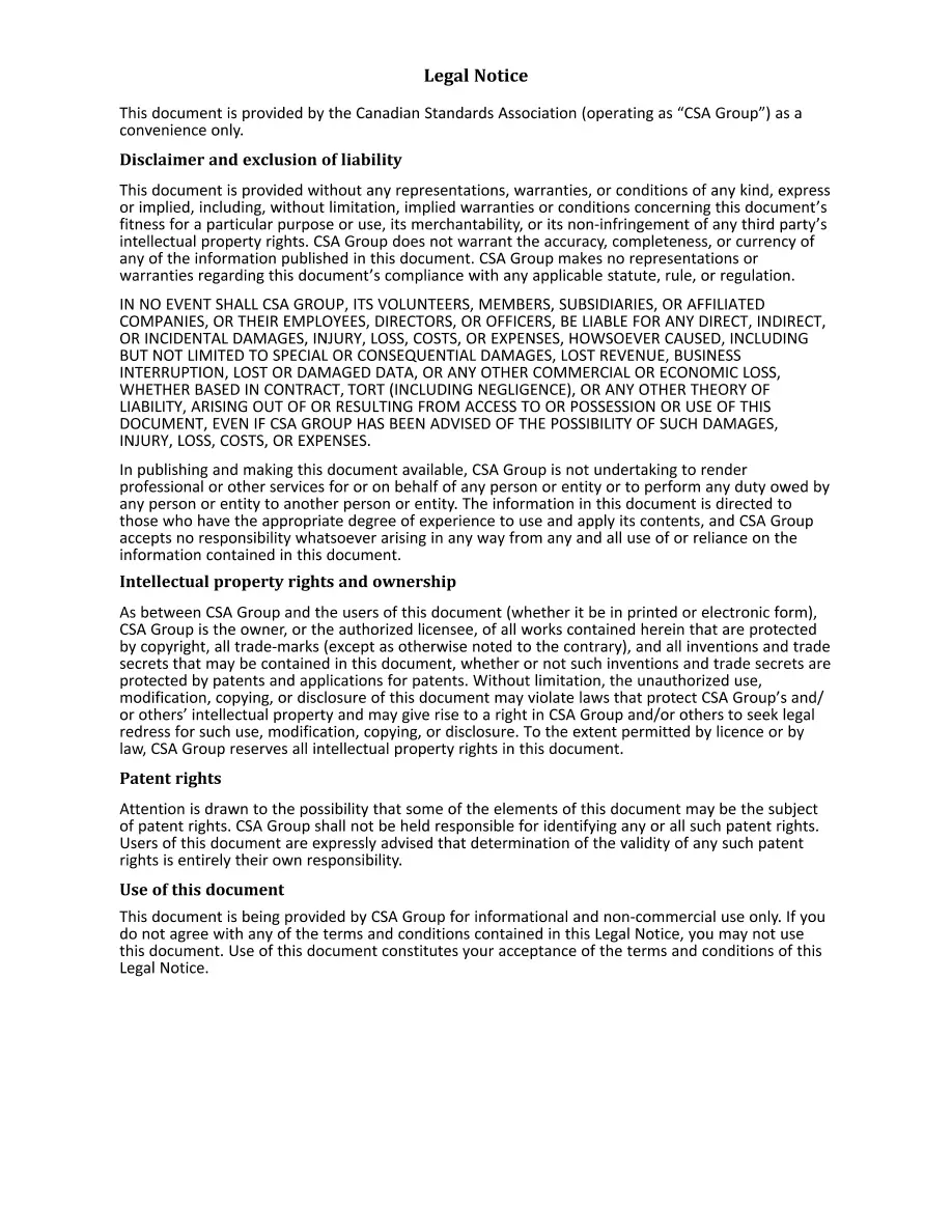 CSA TS-117:23 CSA TS-117:23 pdf