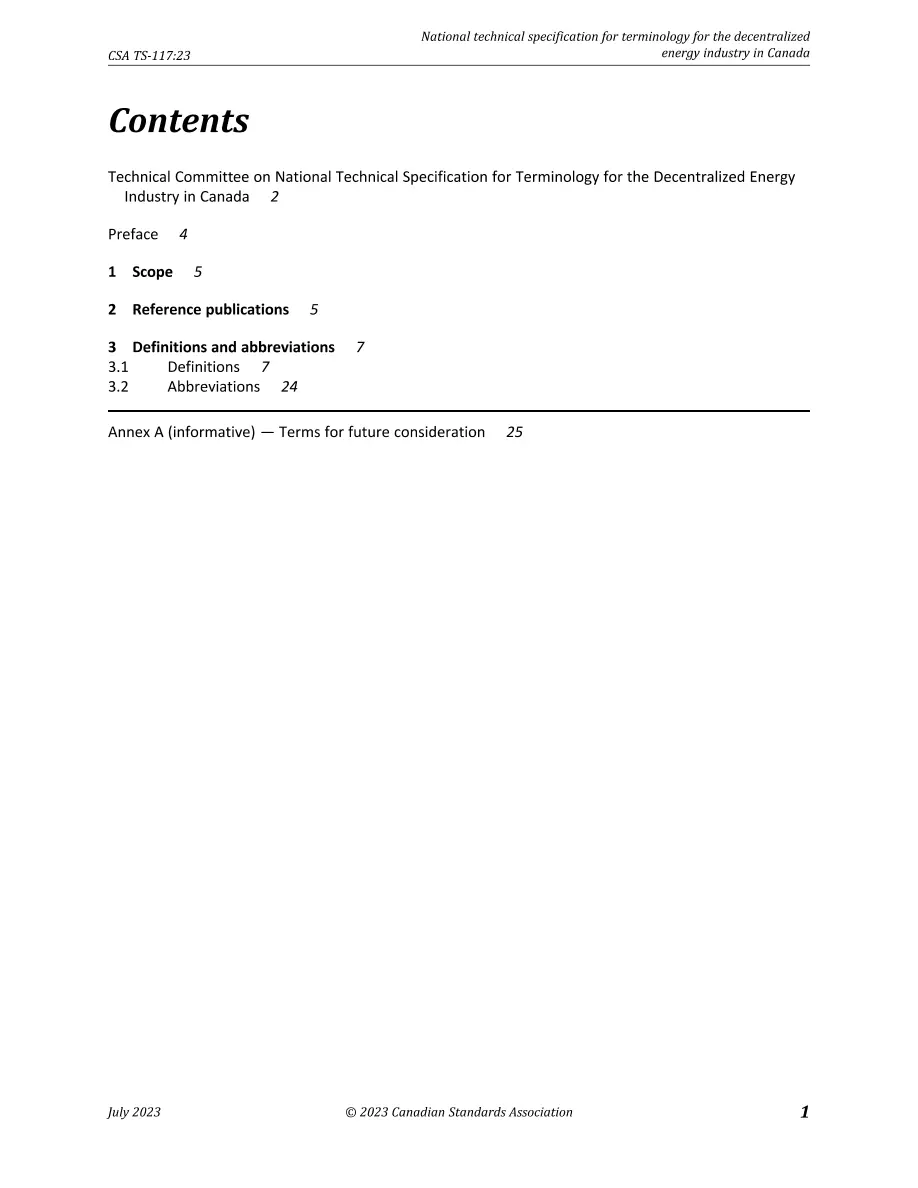 CSA TS-117:23 CSA TS-117:23 pdf