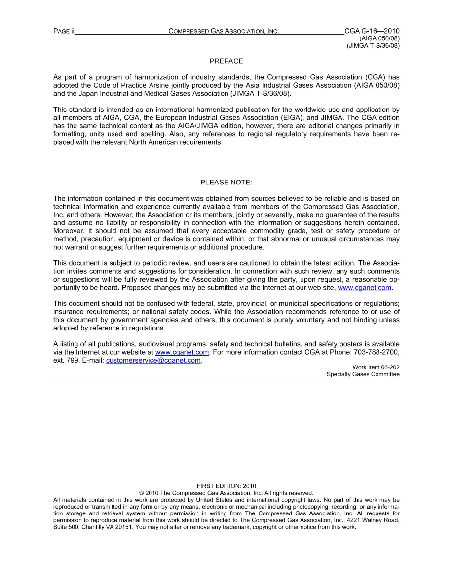 CGA G-16 CGA G-16 pdf