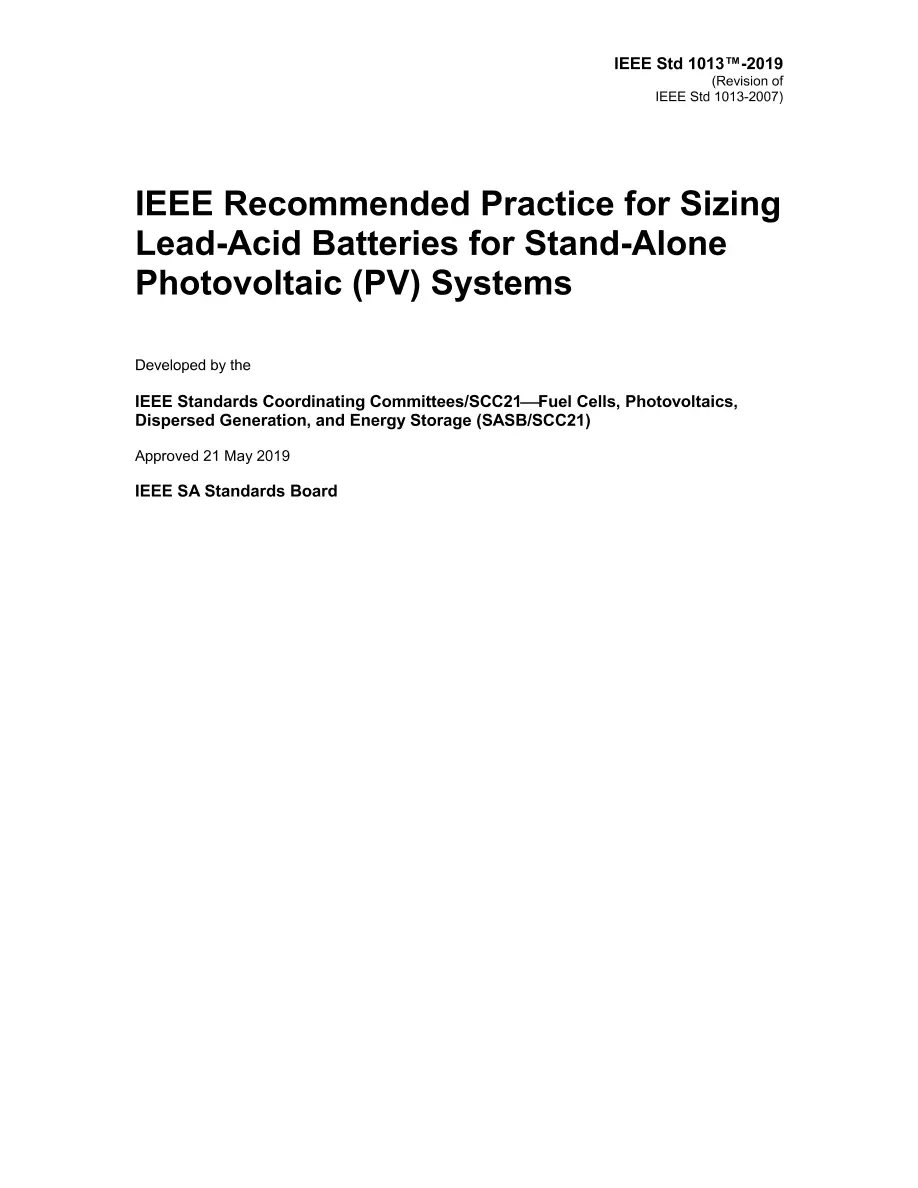 IEEE 1013-2019 IEEE 1013-2019 pdf