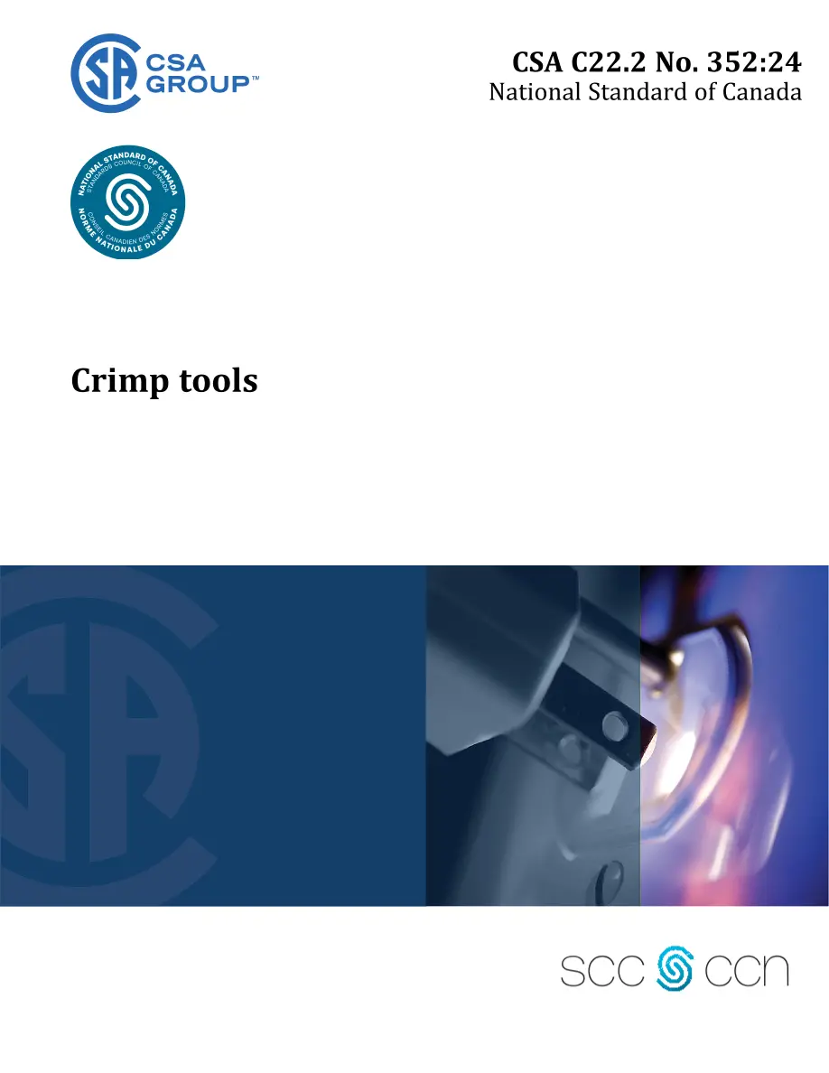 CSA C22.2 NO. 352:24 CSA C22.2 NO. 352:24 pdf