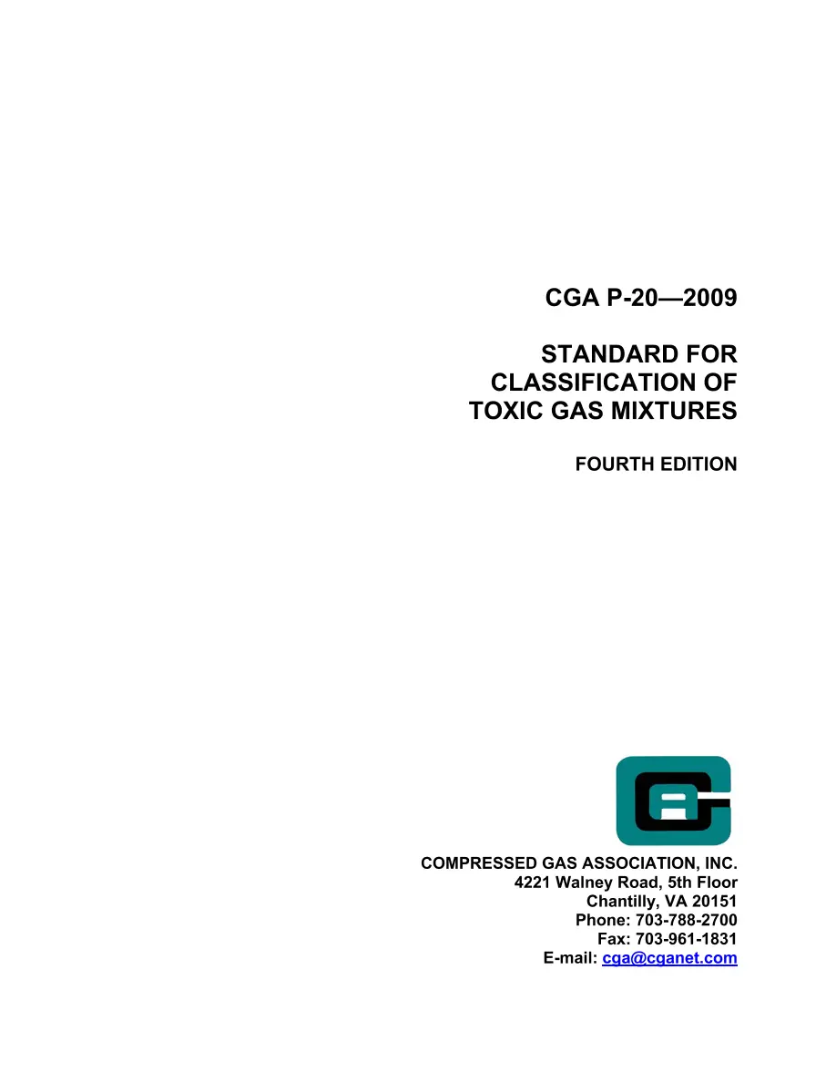 CGA P-20 pdf
