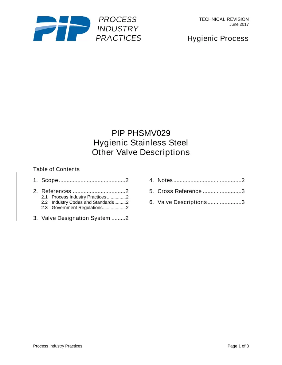 PIP PHSMV029 PIP PHSMV029 pdf