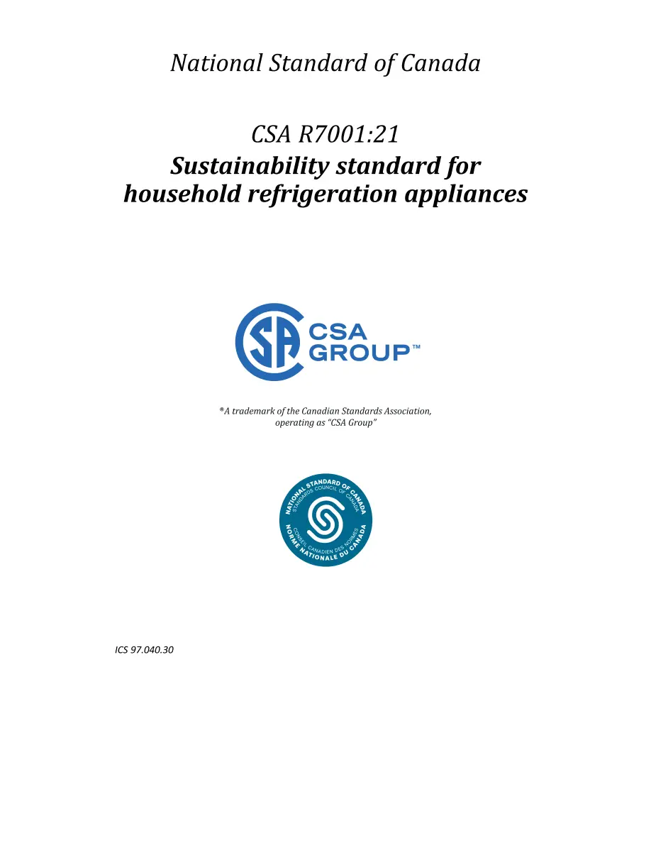 CSA R7001:21 CSA R7001:21 pdf