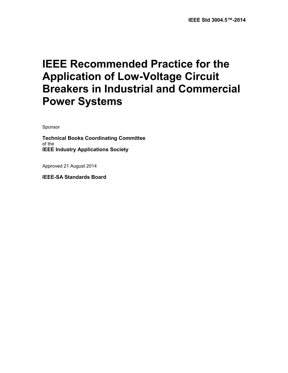 IEEE 3004.5-2014 IEEE 3004.5-2014 pdf