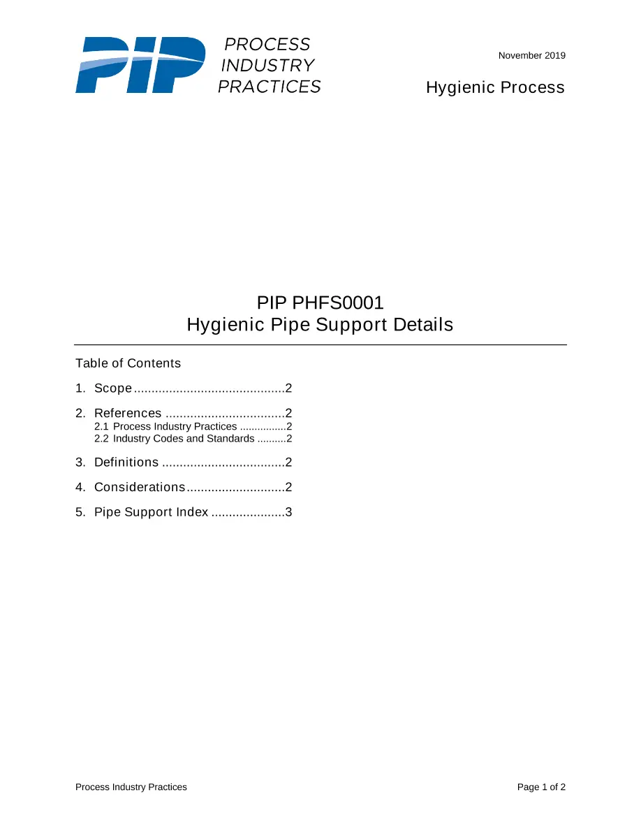 PIP PHFS0001 PIP PHFS0001 pdf
