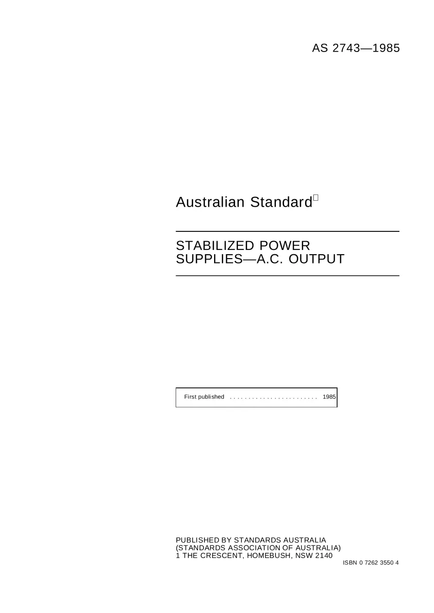 AS 2743-1985 AS 2743-1985 pdf
