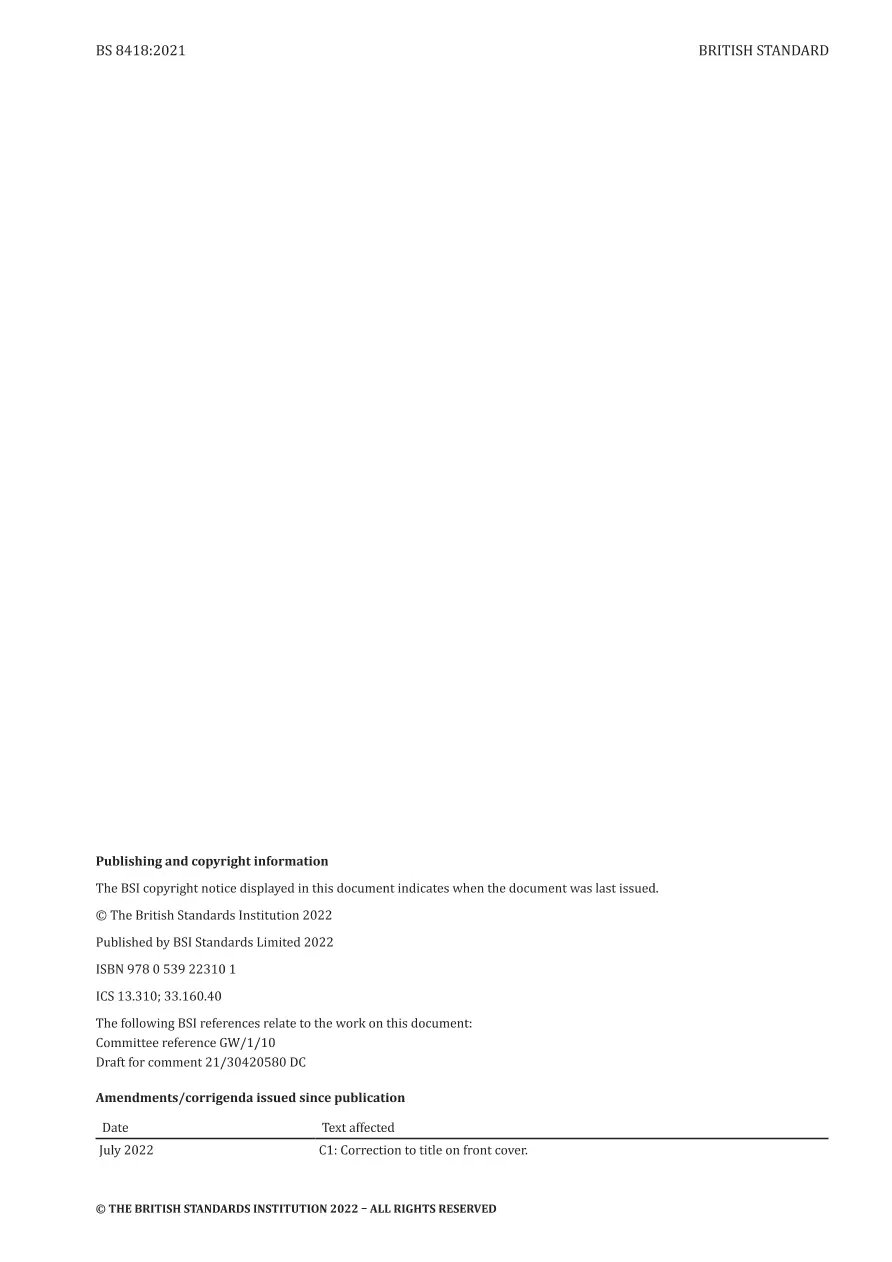 BS 8418:2021 BS 8418:2021 pdf