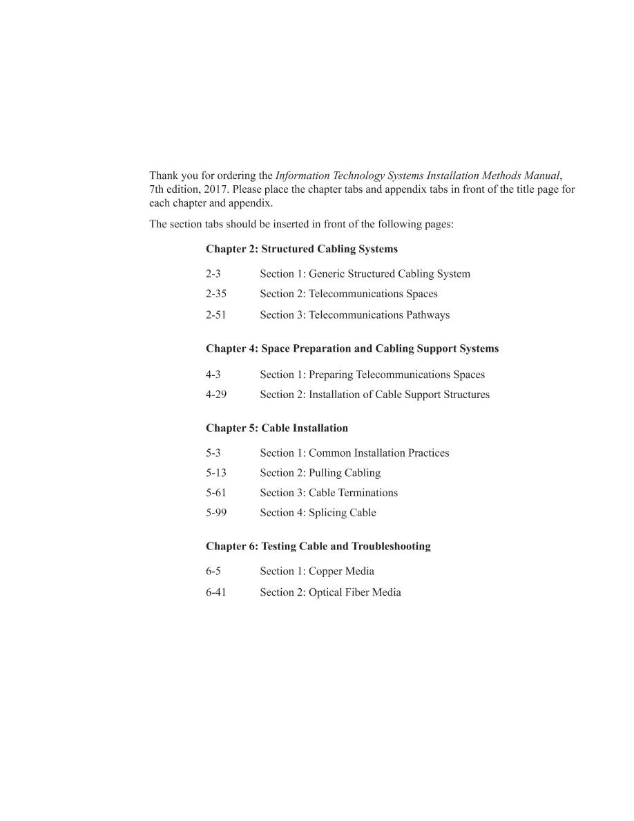 Information Technology Systems Installation Methods Manual, 7th Edition Information Technology Systems Installation Methods Manual, 7th Edition pdf