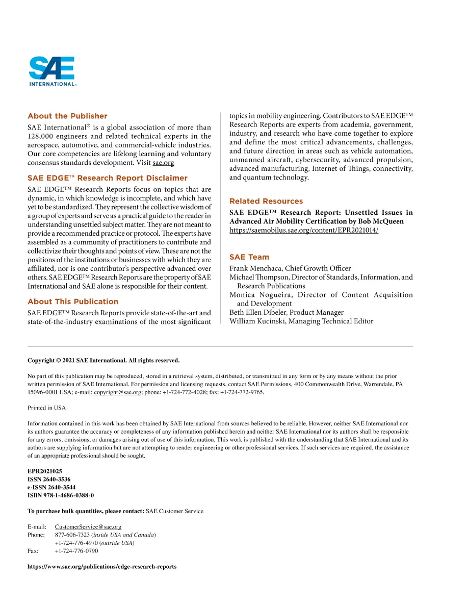 SAE EPR2021025 SAE EPR2021025 pdf