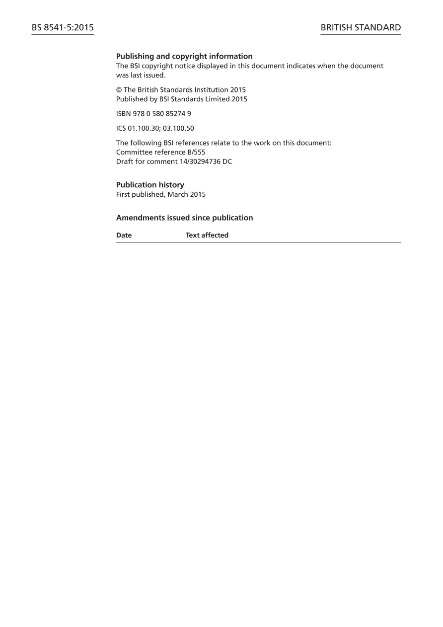 BS 8541-5:2015 BS 8541-5:2015 pdf