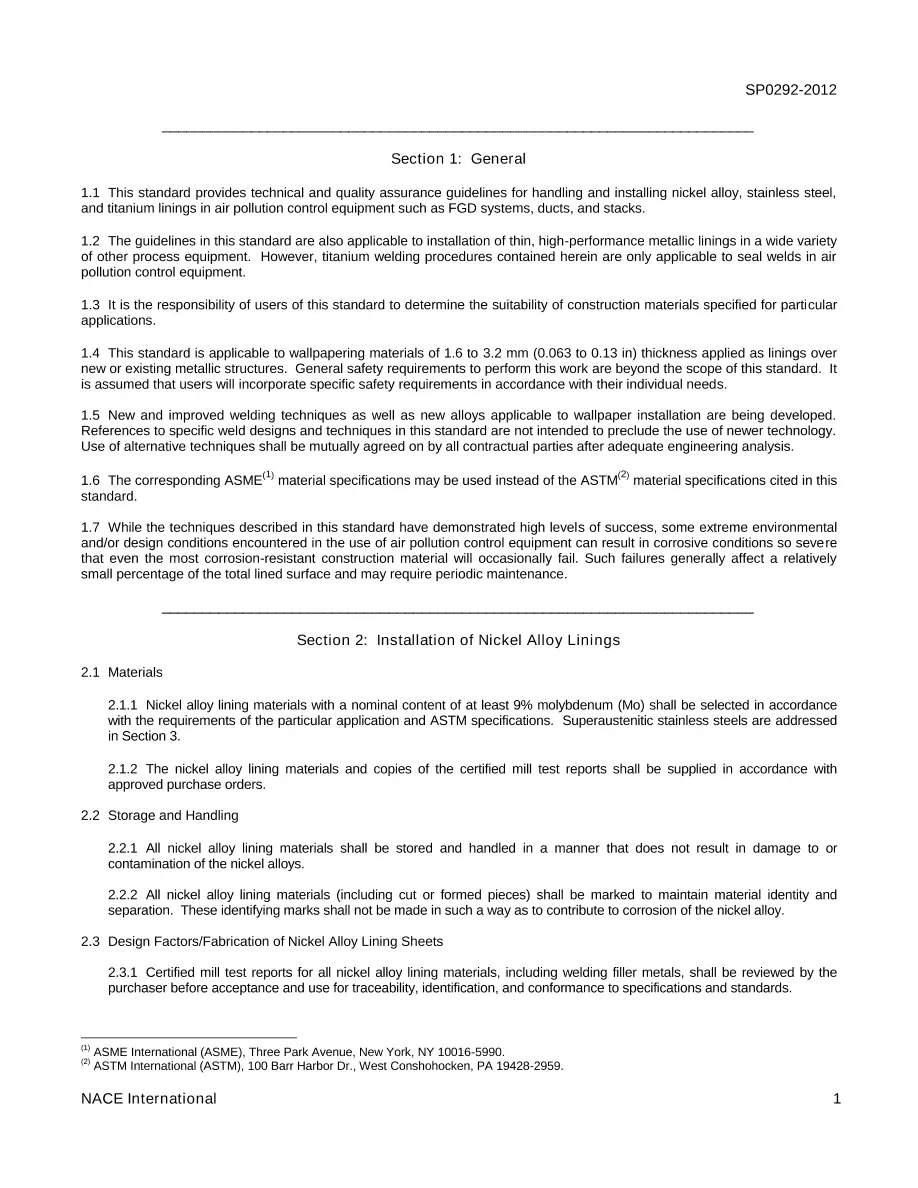 NACE SP0292-2012 NACE SP0292-2012 pdf