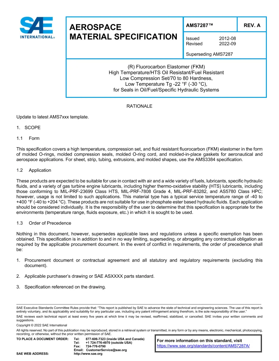 SAE AMS7287A SAE AMS7287A pdf