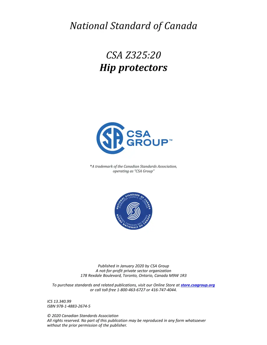 CSA Z325:20 CSA Z325:20 pdf