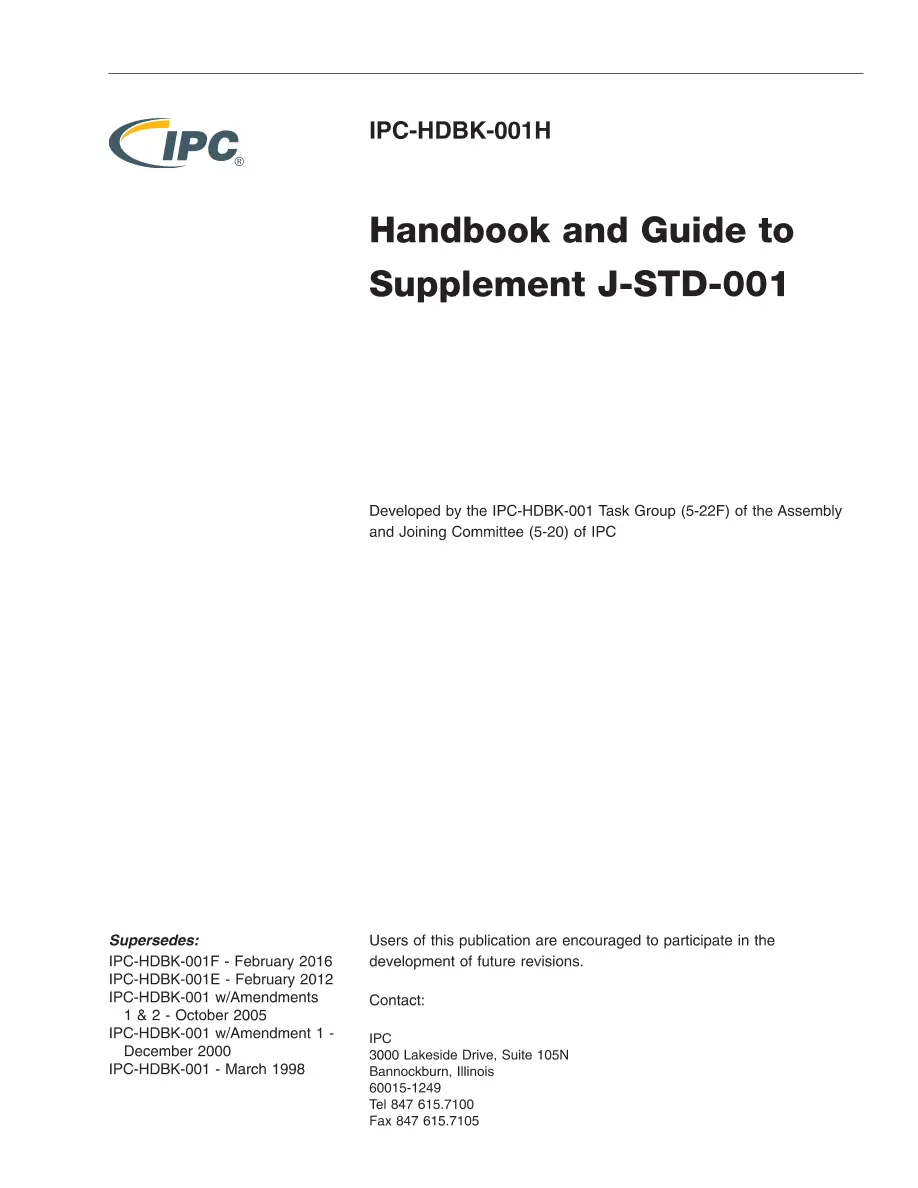 IPC HDBK-001H IPC HDBK-001H pdf