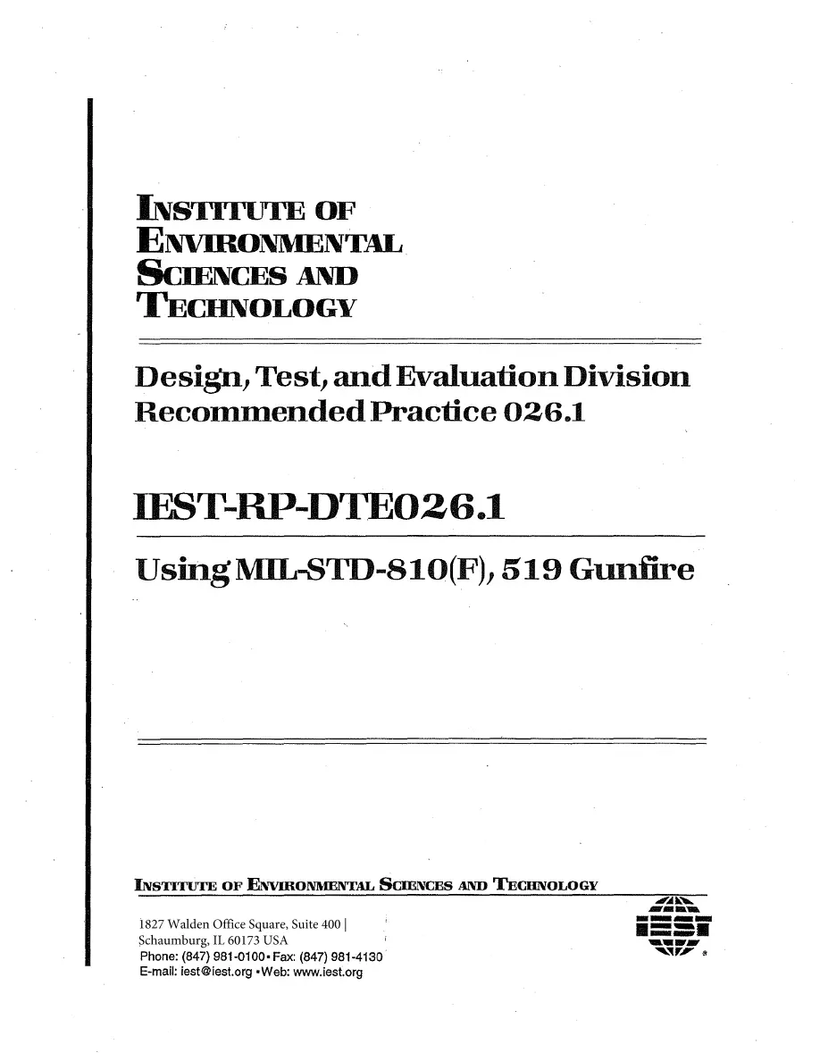 IEST RP-DTE026.1 pdf