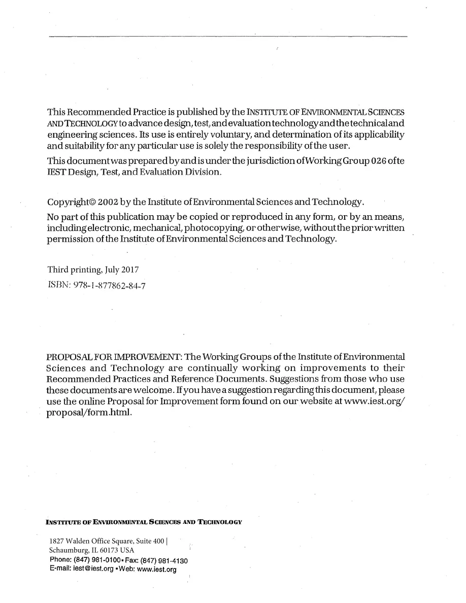 IEST RP-DTE026.1 pdf