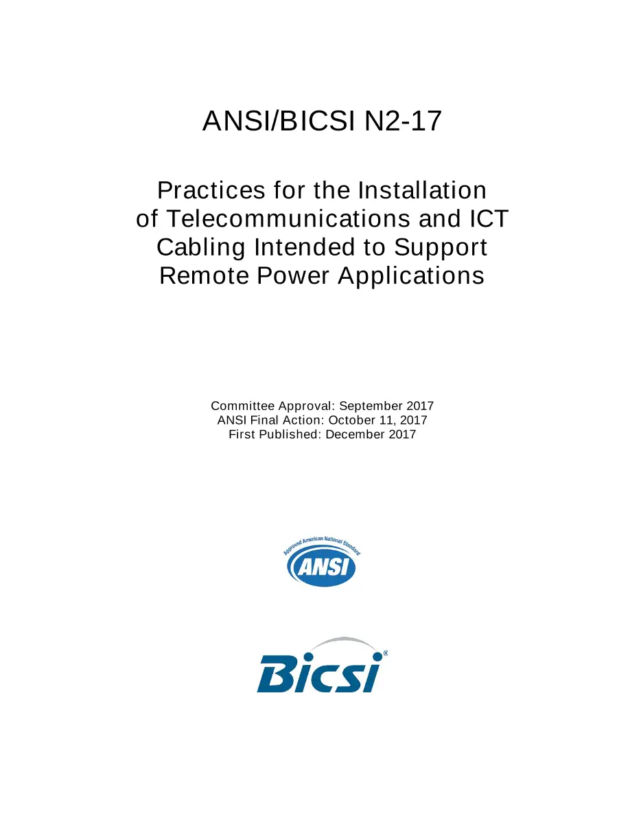 BICSI N2-17 BICSI N2-17 pdf