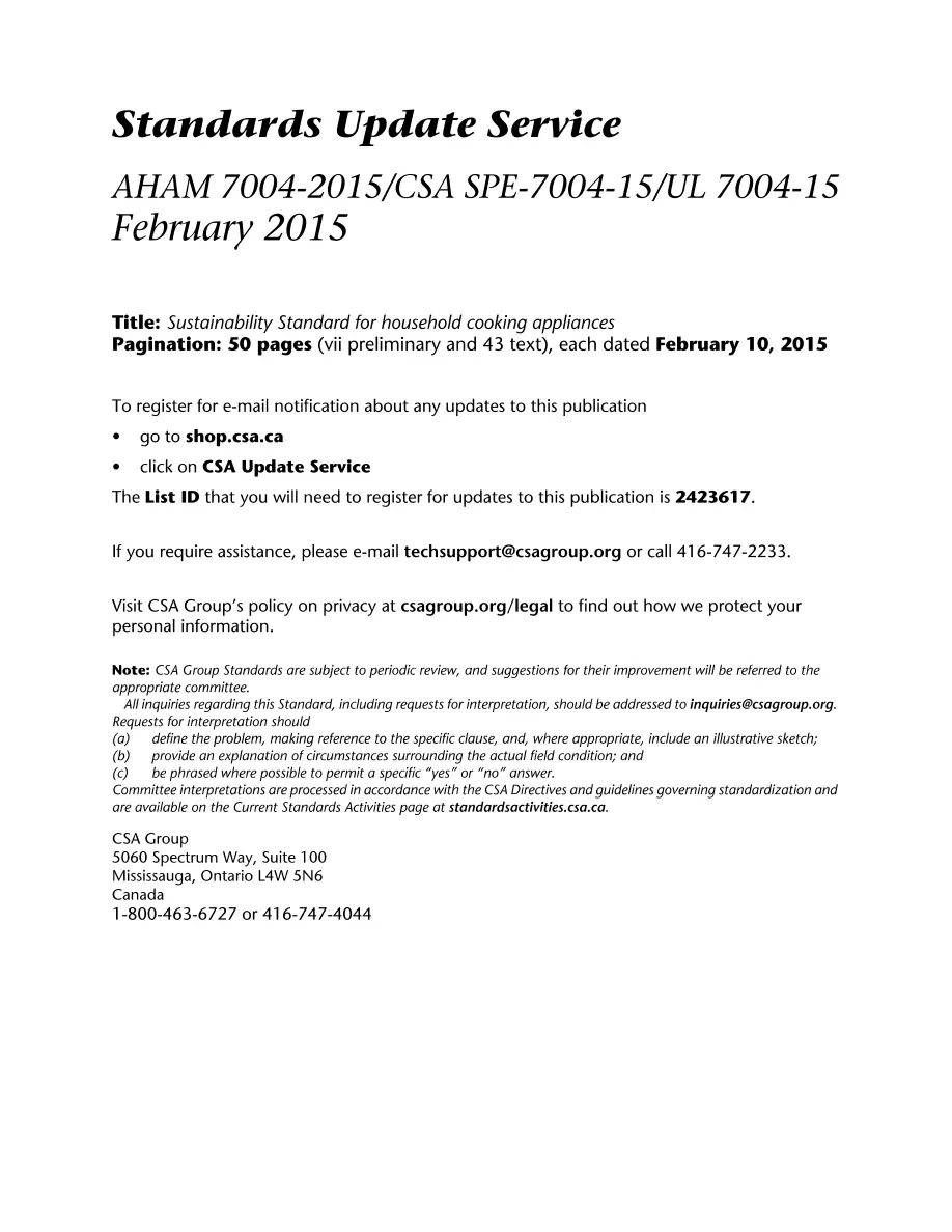 CSA SPE-7004-15 CSA SPE-7004-15 pdf