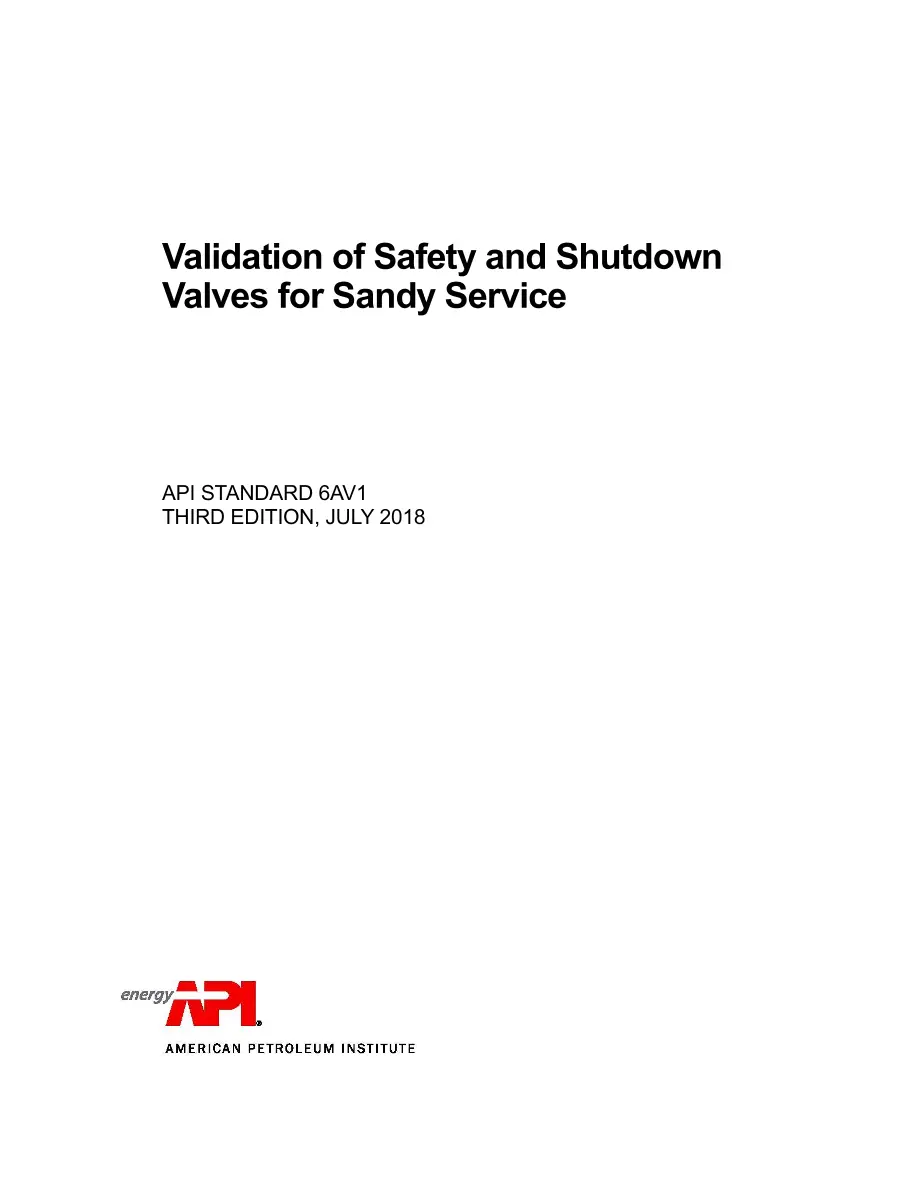 API Spec 6AV1 API Spec 6AV1 pdf