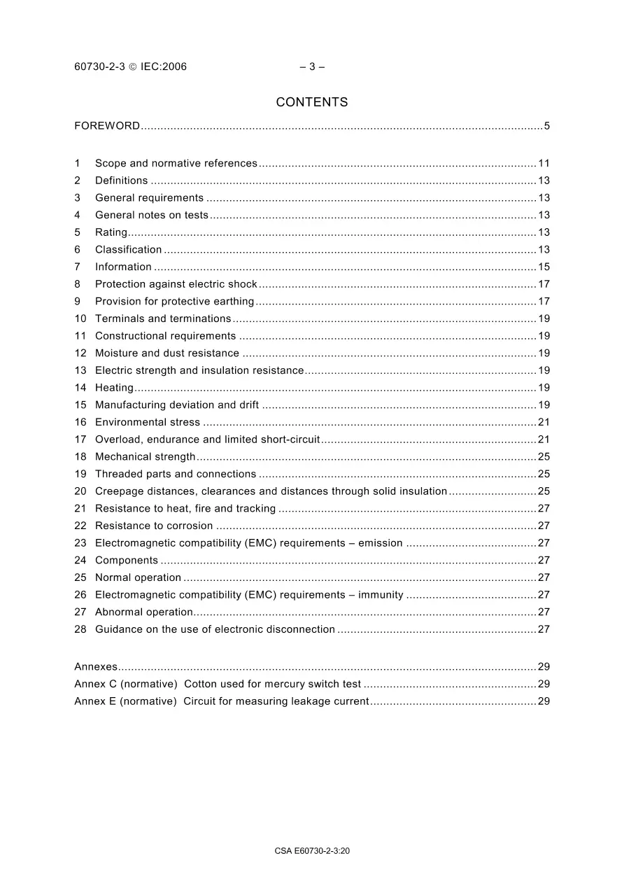 CSA E60730-2-3:20 pdf