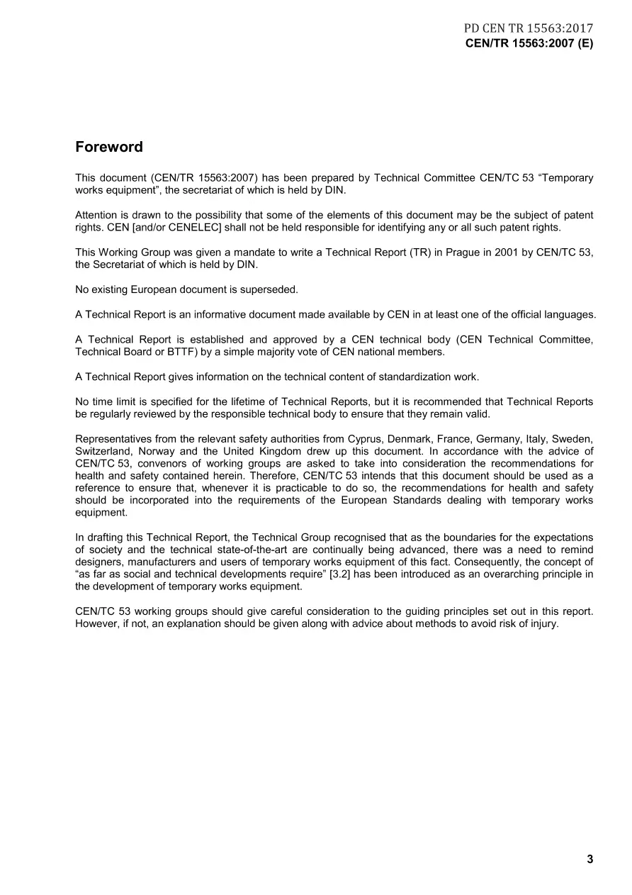 BS PD CEN/TR 15563:2017 BS PD CEN/TR 15563:2017 pdf