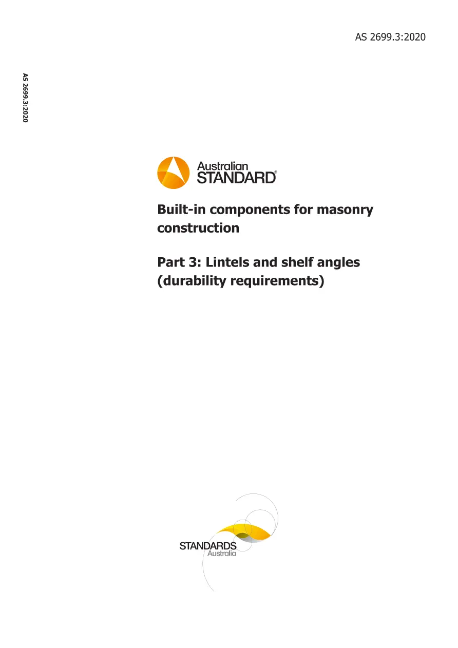 AS 2699.3:2020 AS 2699.3:2020 pdf