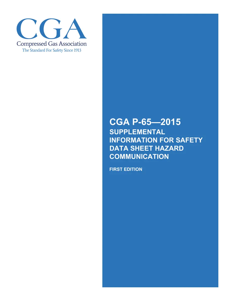 CGA P-65 CGA P-65 pdf