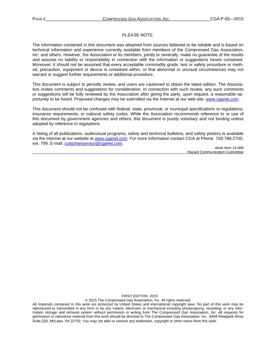 CGA P-65 CGA P-65 pdf