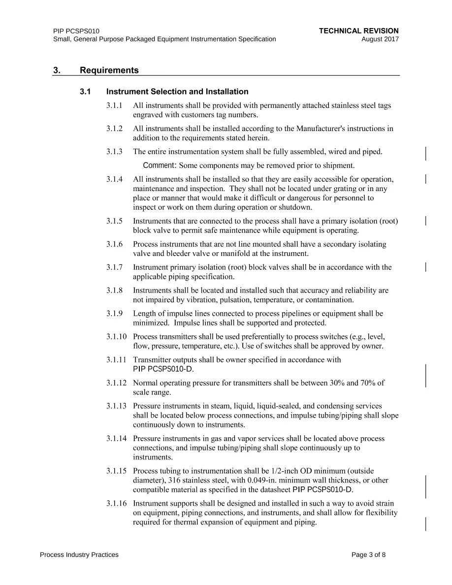 PIP PCSPS010 pdf