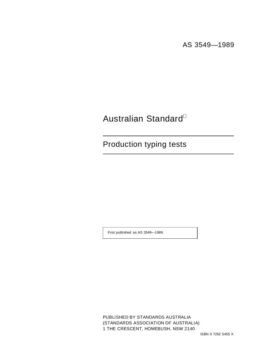 AS 3549-1989 AS 3549-1989 pdf