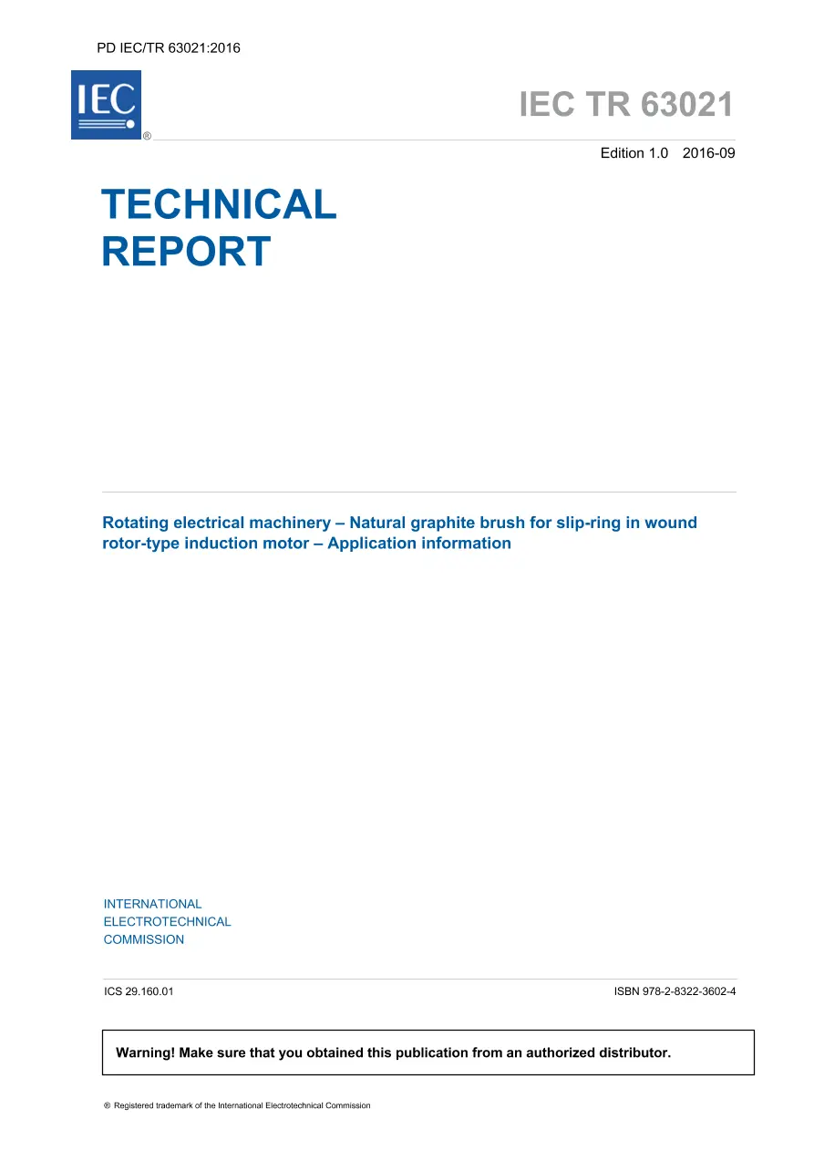 BS PD IEC/TR 63021:2016 BS PD IEC/TR 63021:2016 pdf