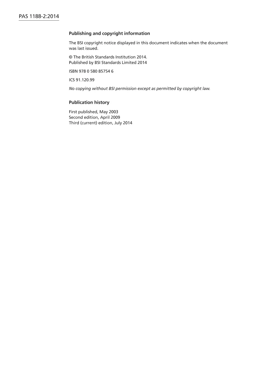 BS PAS 1188-2:2014 BS PAS 1188-2:2014 pdf