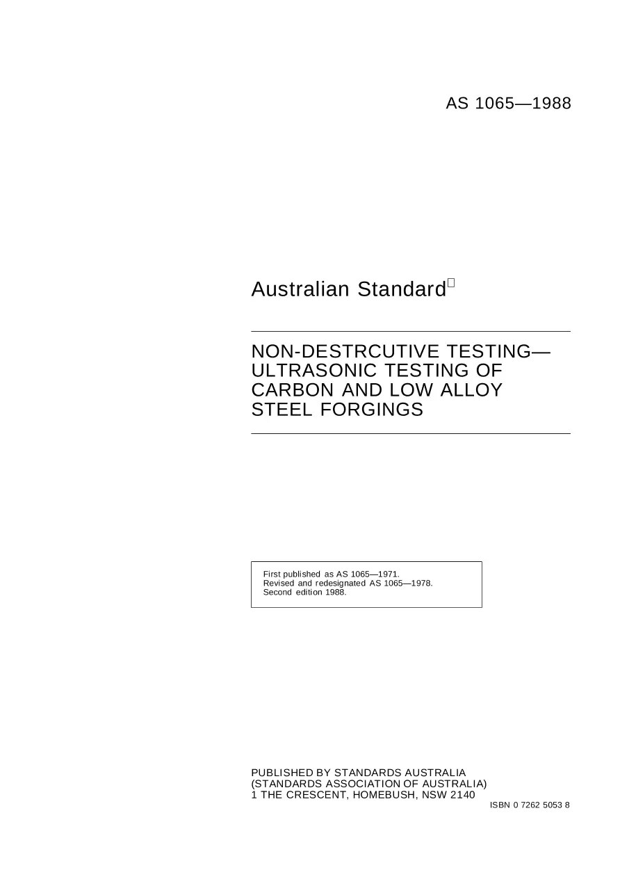 AS 1065-1988 AS 1065-1988 pdf